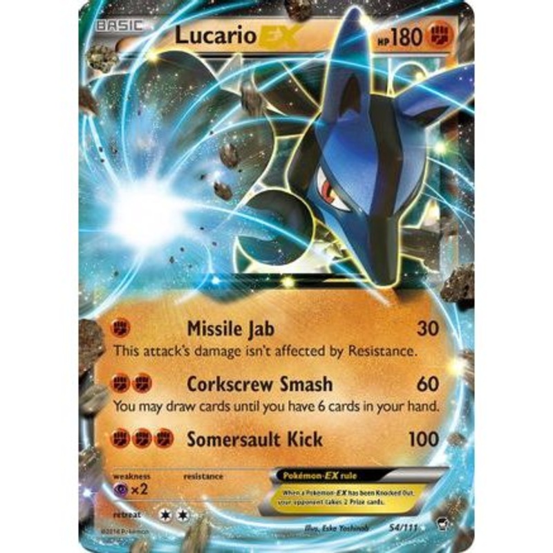 Lucario EX 54/111 - XY  Furious Fists Holofoil