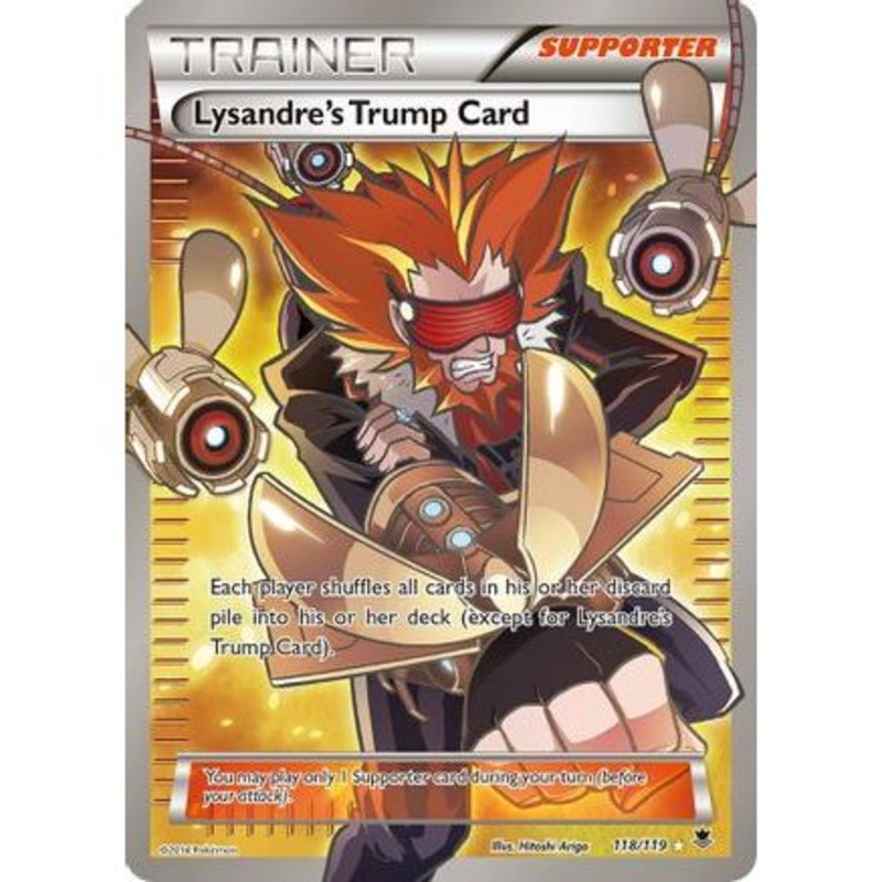 Lysandre's Trump Card (118 Full Art) 118/119 - XY  Phantom Forces Holofoil