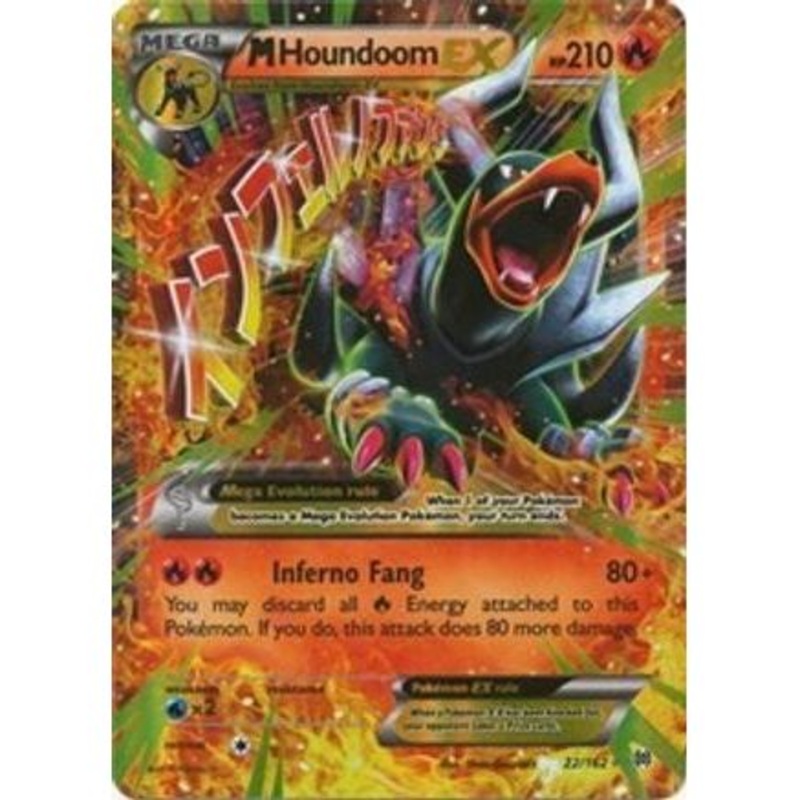 M Houndoom EX 22/162 - XY  BREAKthrough Holofoil