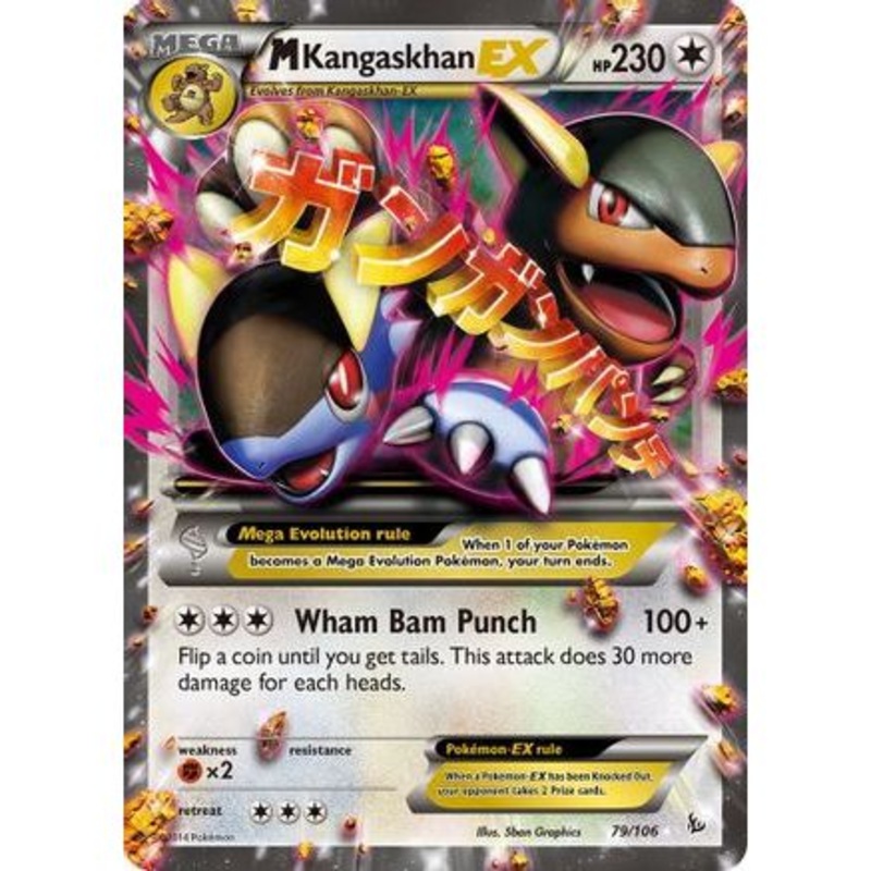M Kangaskhan EX 79/106 - XY  Flashfire Holofoil