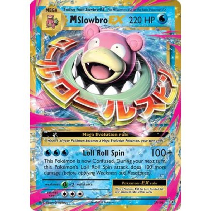 M Slowbro EX 27/108 - XY  Evolutions Holofoil