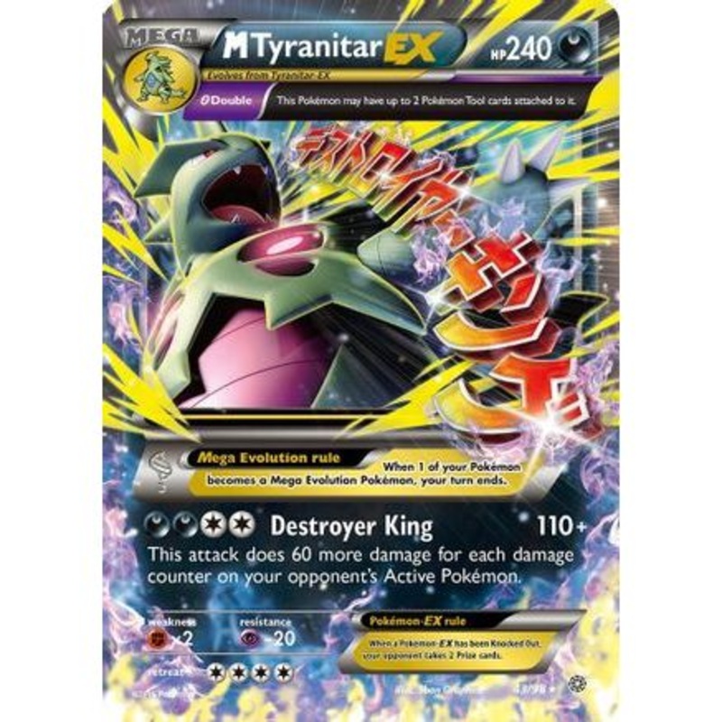 M Tyranitar EX 43/98 - XY  Ancient Origins Holofoil