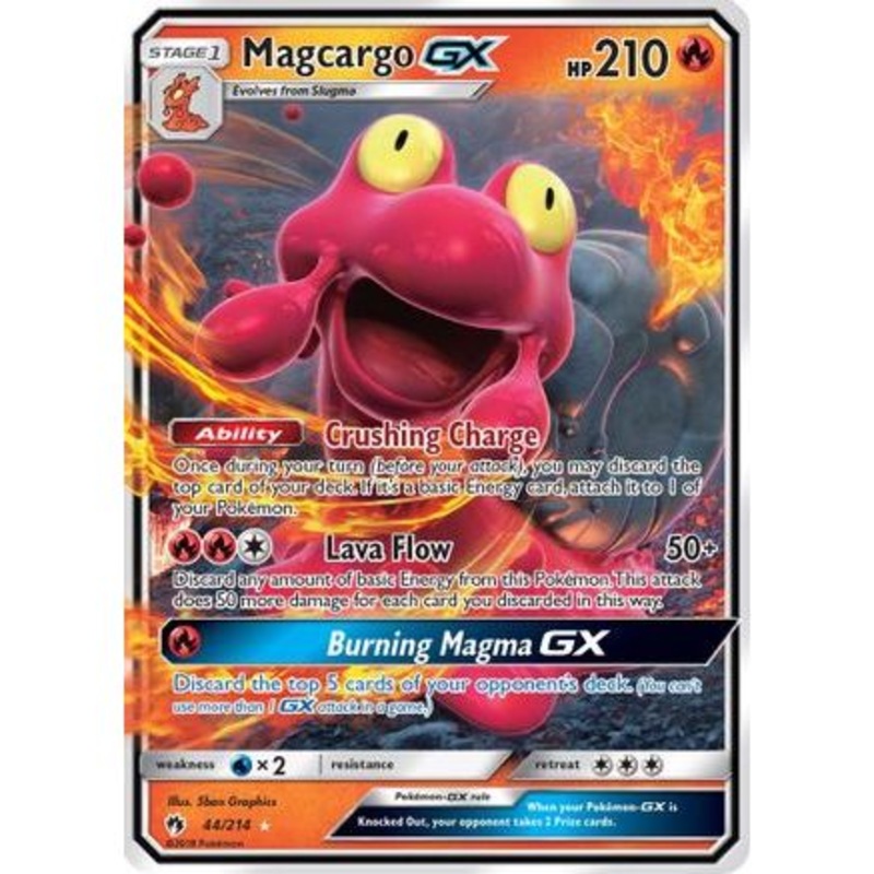 Magcargo GX 44/214 - SM  Lost Thunder Holofoil