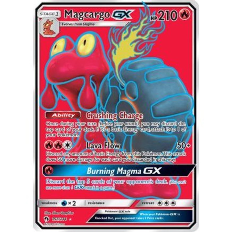 Magcargo GX (Full Art) 198/214 - SM  Lost Thunder Holofoil