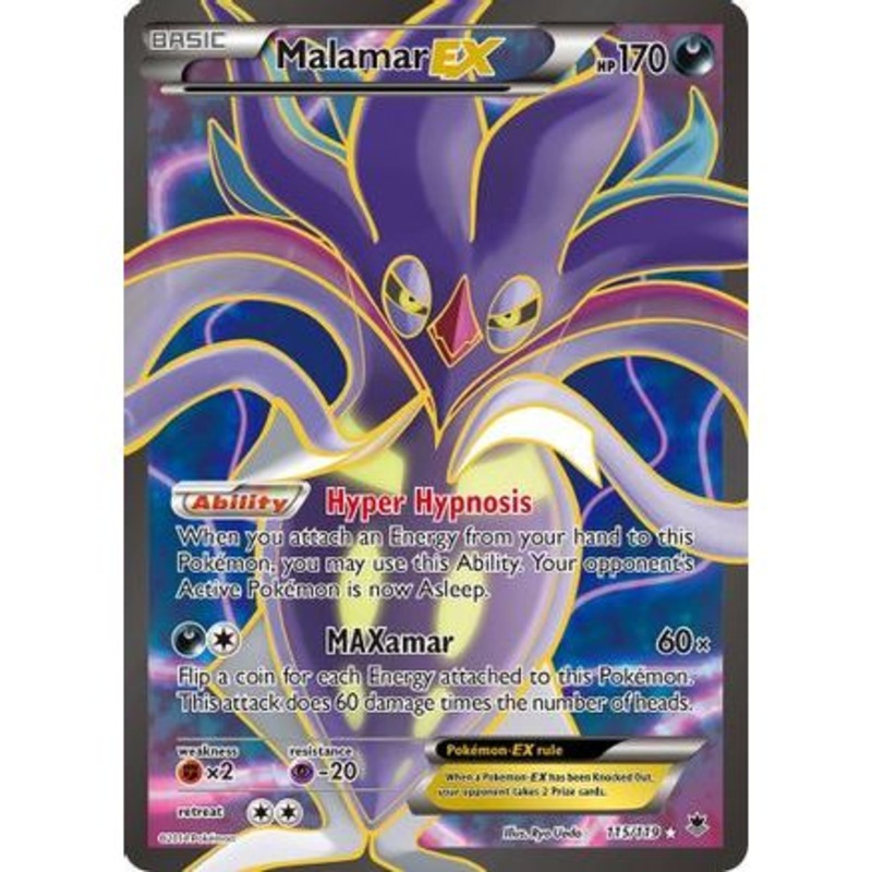 Malamar EX (115 Full Art) 115/119 - XY  Phantom Forces Holofoil