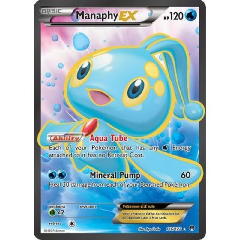 Manaphy EX (Full Art) 116/122 - XY  BREAKpoint Holofoil