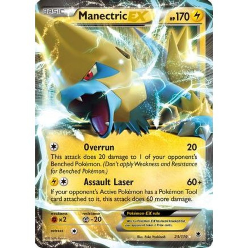 Manectric EX 23/119 - XY  Phantom Forces Holofoil