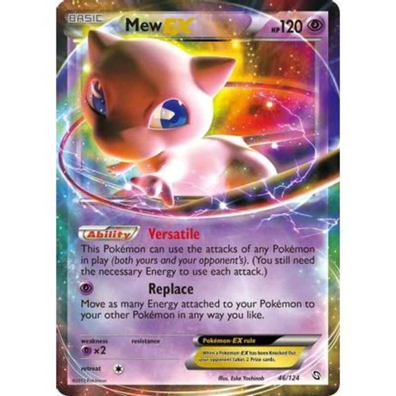 Mew EX 46/124 - Dragons Exalted Holofoil