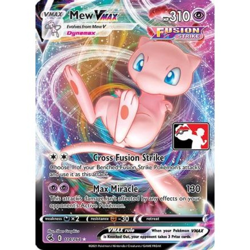Mew VMAX 114 - Prize Pack Series Cards Holofoil
