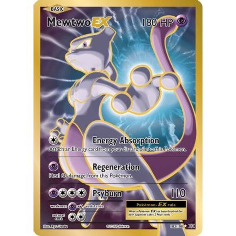 Mewtwo EX (Full Art) 103/108 - XY  Evolutions Holofoil