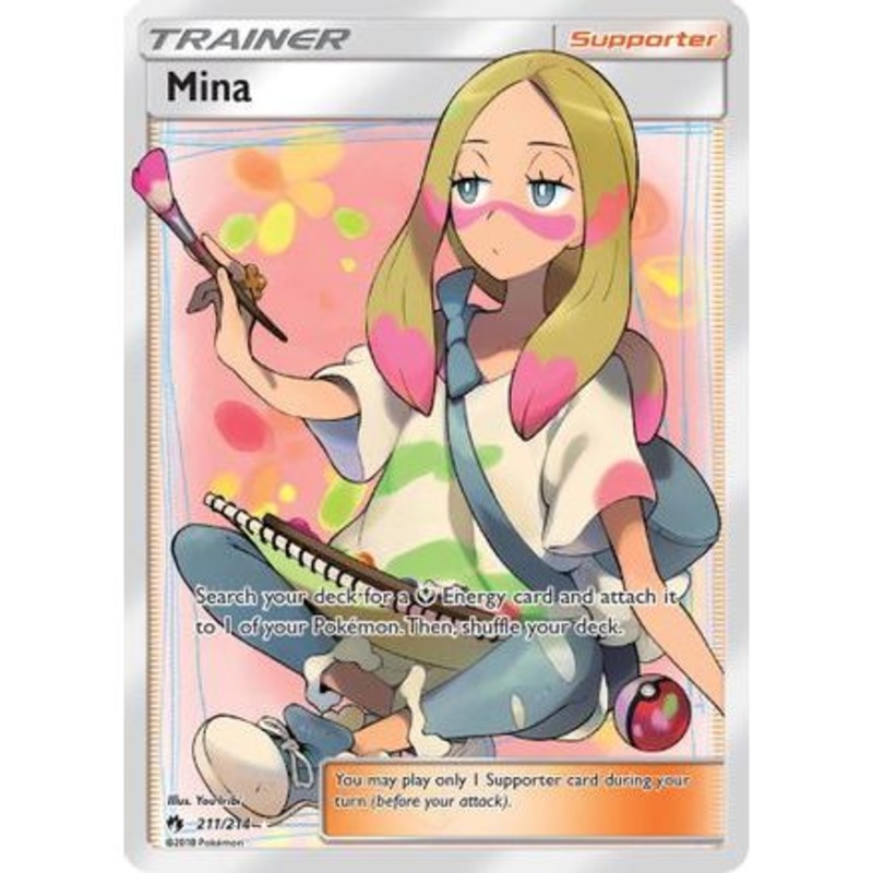 Mina (Full Art) 211/214 - SM  Lost Thunder Holofoil