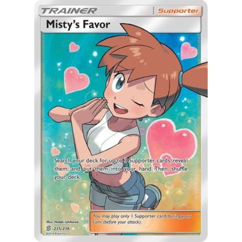 Misty's Favor (Full Art) 235/236 - SM  Unified Minds Holofoil