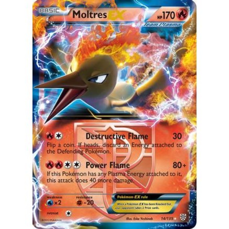 Moltres EX (Team Plasma) 14/135 - Plasma Storm Holofoil