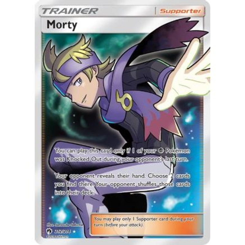 Morty (Full Art) 212/214 - SM  Lost Thunder Holofoil