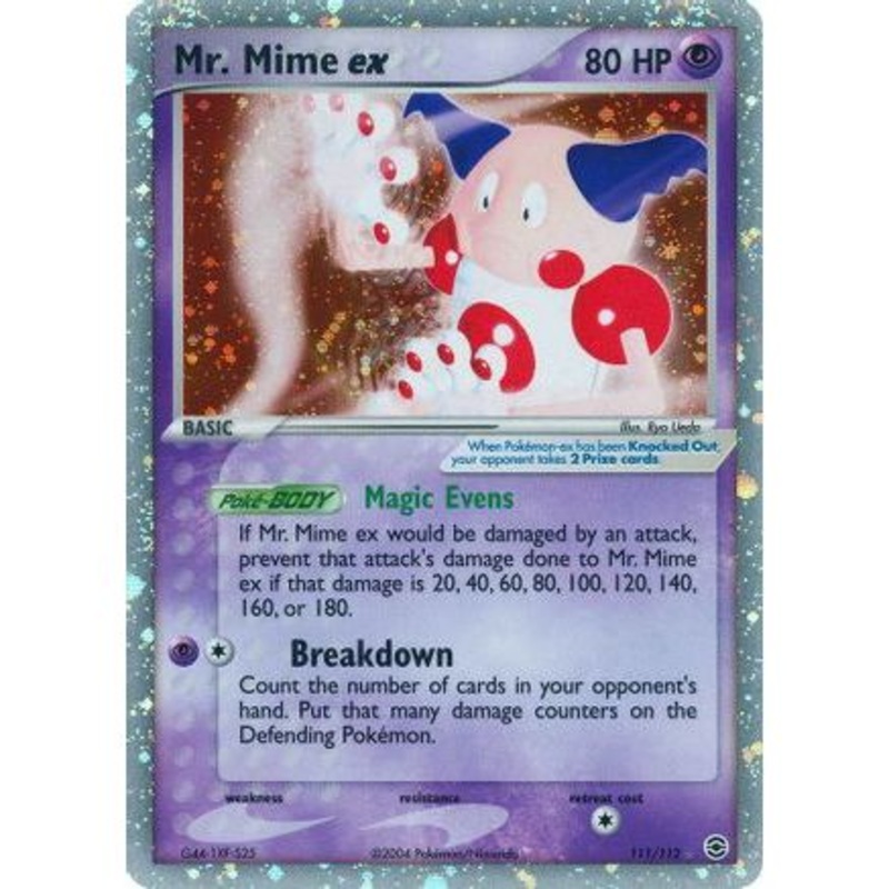 Mr. Mime ex - 111/112 111/112 - FireRed & LeafGreen Holofoil