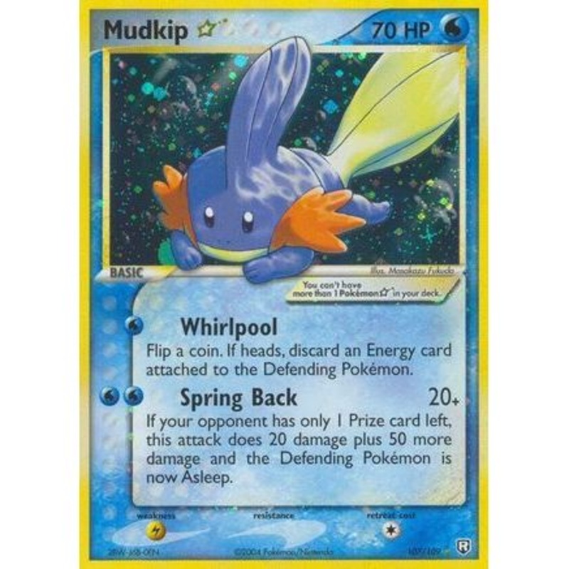Mudkip Star 107/109 - Team Rocket Returns