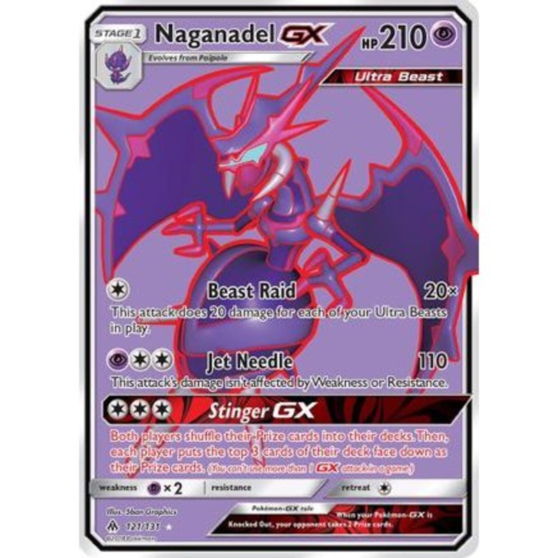 Naganadel GX (Full Art) 121/131 - SM  Forbidden Light Holofoil