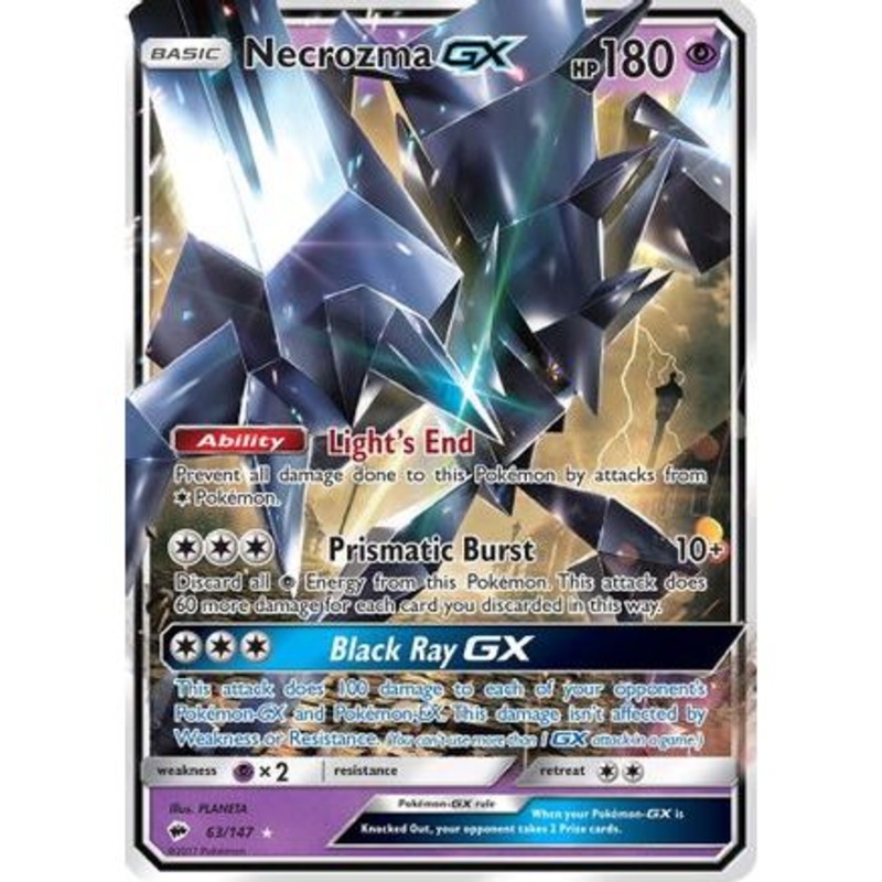 Necrozma GX 63/147 - SM  Burning Shadows Holofoil