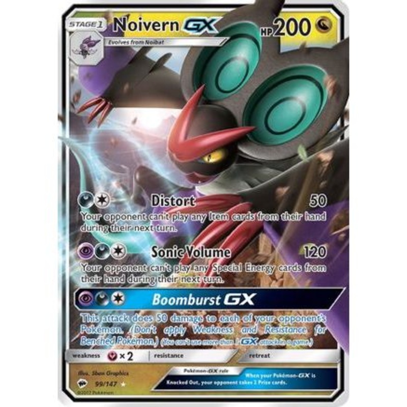 Noivern GX 99/147 - SM  Burning Shadows Holofoil
