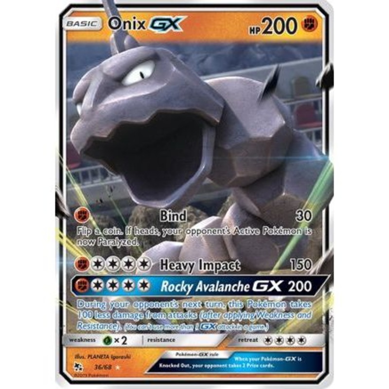 Onix GX 36/68 - Hidden Fates Holofoil