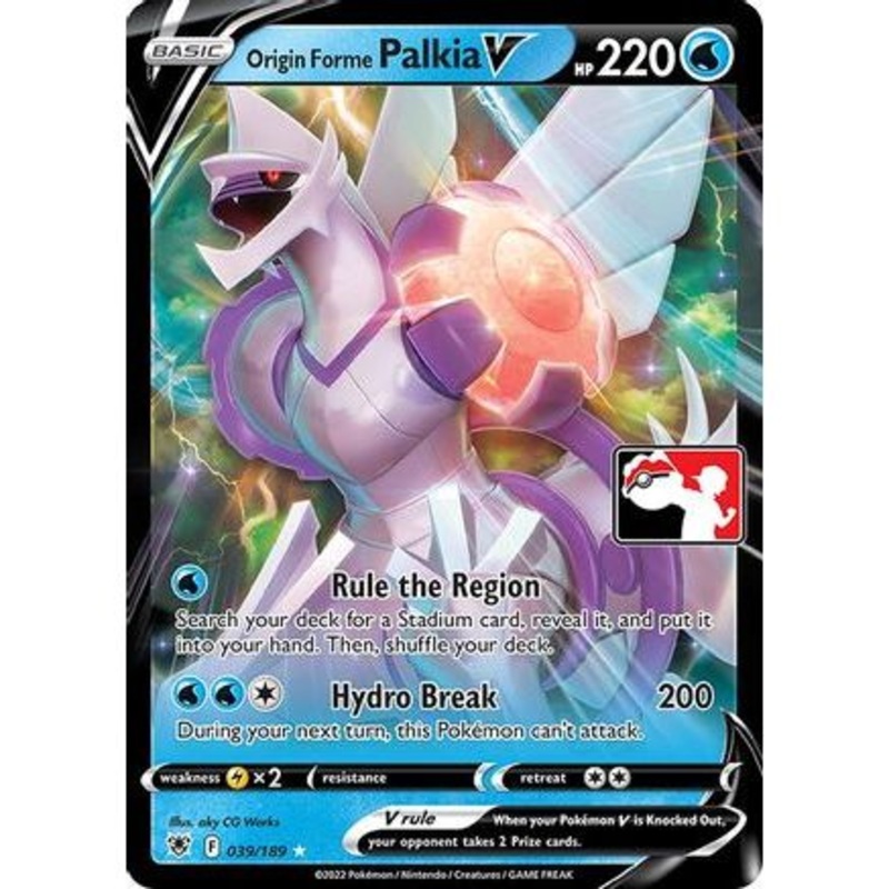Origin Forme Palkia V 39 - Prize Pack Series Cards Holofoil