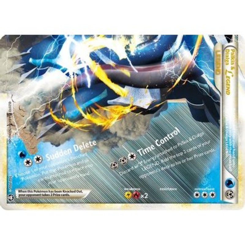 Palkia & Dialga Legend (Bottom) 102/102 - Triumphant Holofoil