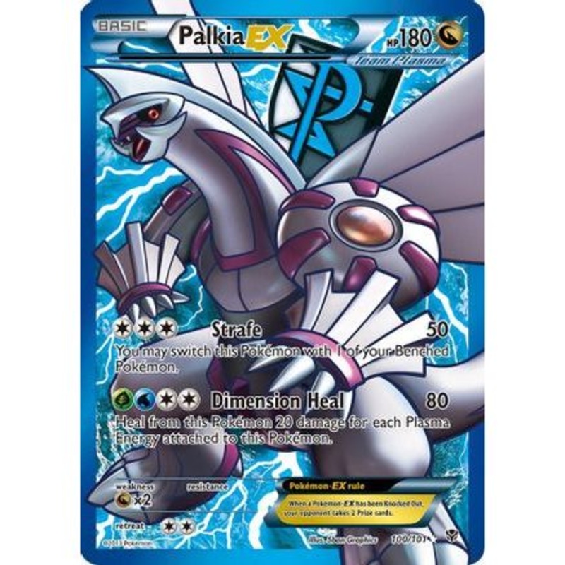 Palkia EX (Team Plasma) (100 Full Art) 100/101 - Plasma Blast Holofoil