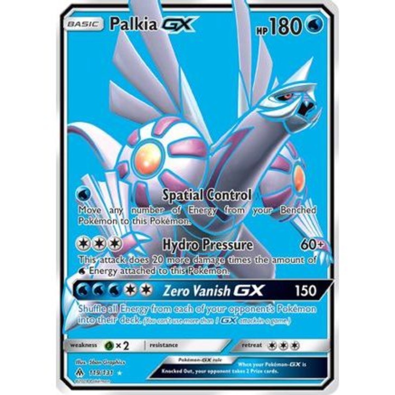 Palkia GX (Full Art) 119/131 - SM  Forbidden Light Holofoil