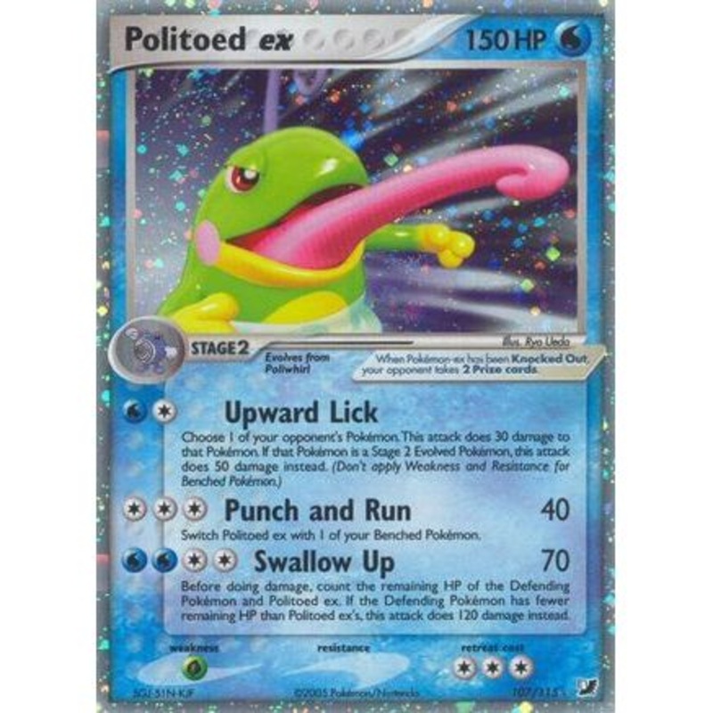 Politoed ex 107/115 - Unseen Forces Holofoil