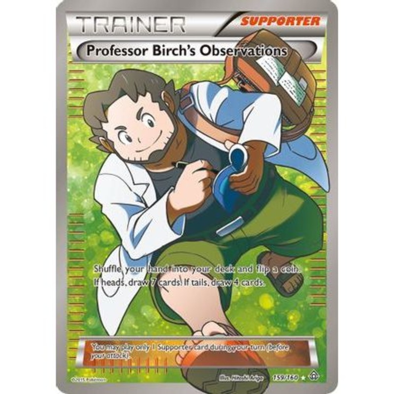 Professor Birch's Observations (159 Full Art) 159/160 - XY  Primal Clash Holofoil