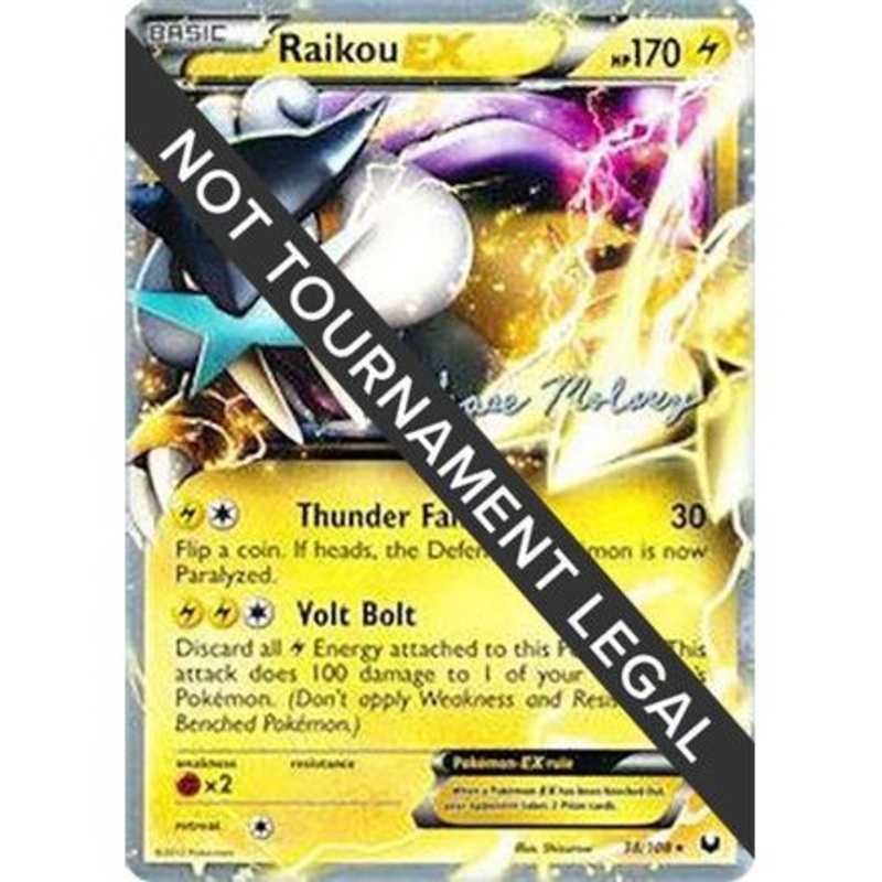 Raikou EX - 2012 (Chase Moloney) 38 - World Championship Decks