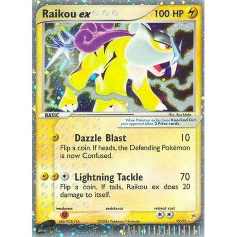 Raikou ex 92/95 - Team Magma vs Team Aqua Holofoil