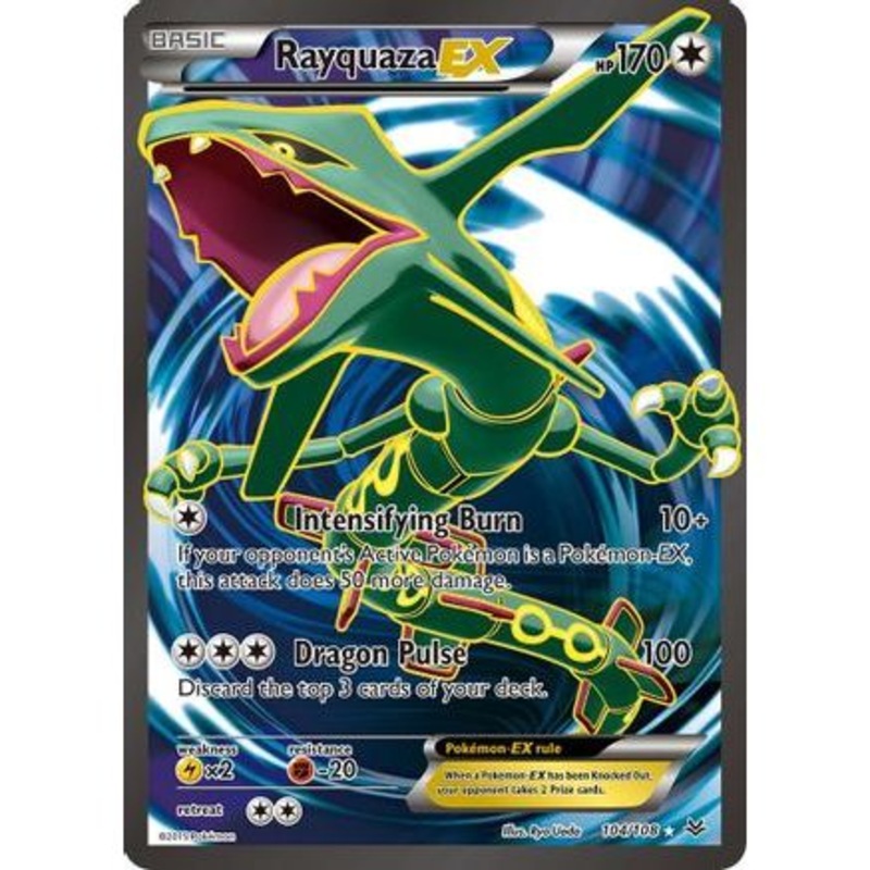 Rayquaza EX (104 Full Art) 104/108 - XY  Roaring Skies Holofoil