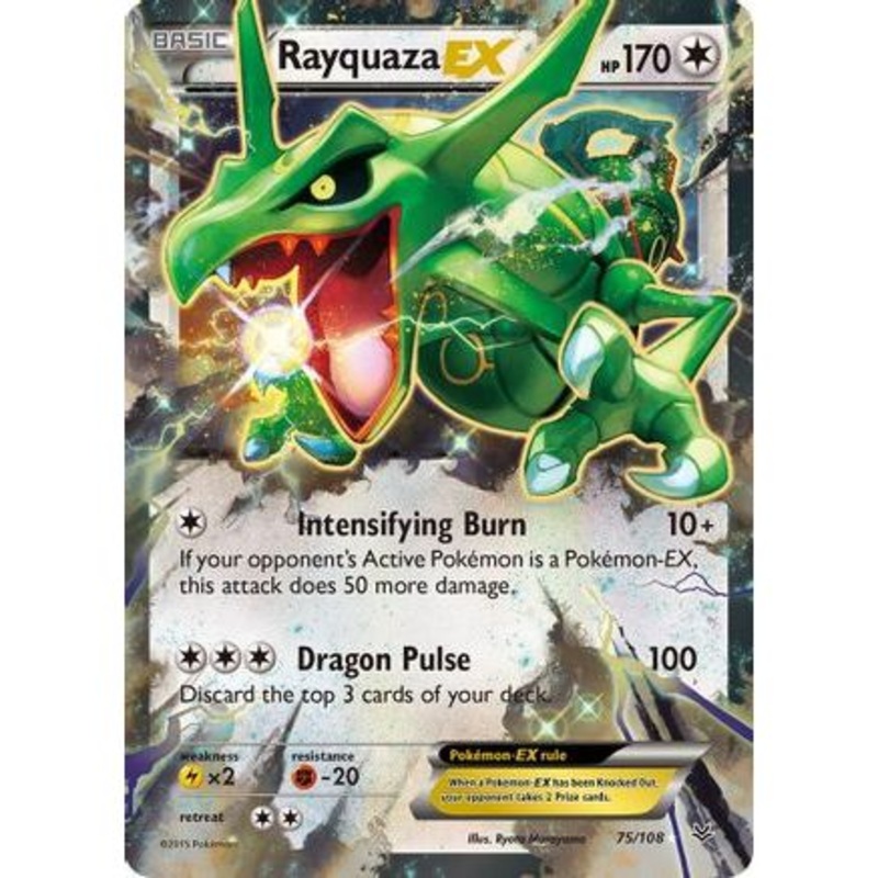 Rayquaza EX (75) 75/108 - XY  Roaring Skies Holofoil
