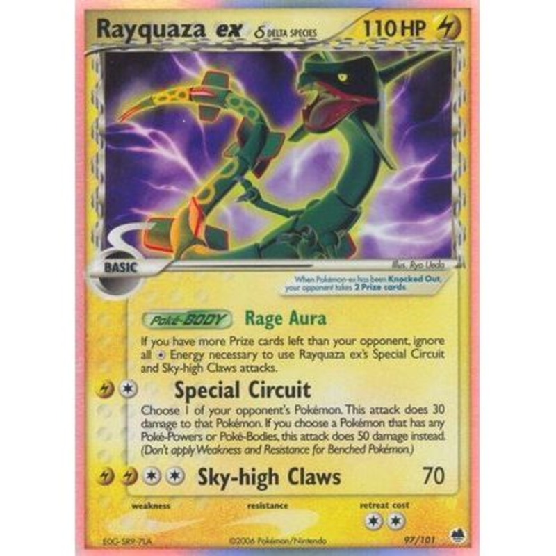 Rayquaza ex (Delta Species) 97/101 - Dragon Frontiers Holofoil