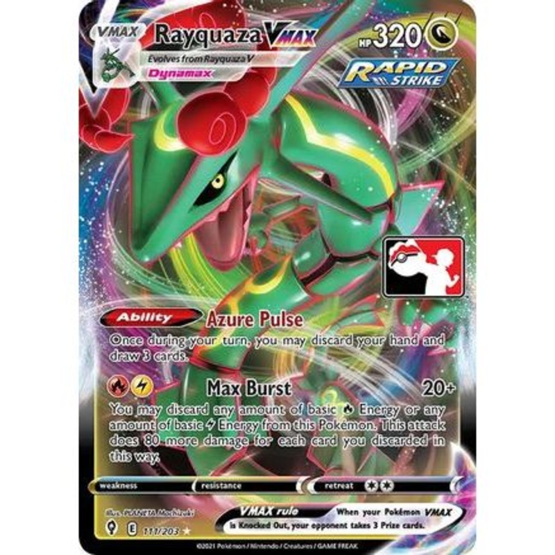 Rayquaza VMAX 111 - Prize Pack Series Cards Holofoil