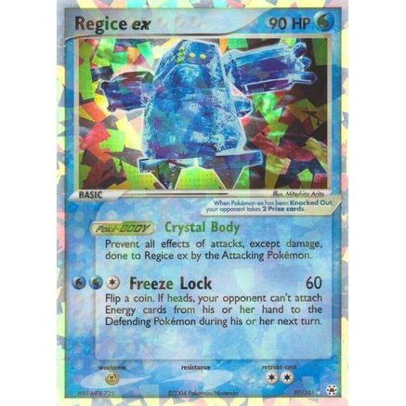 Regice ex 97/101 - Hidden Legends Holofoil