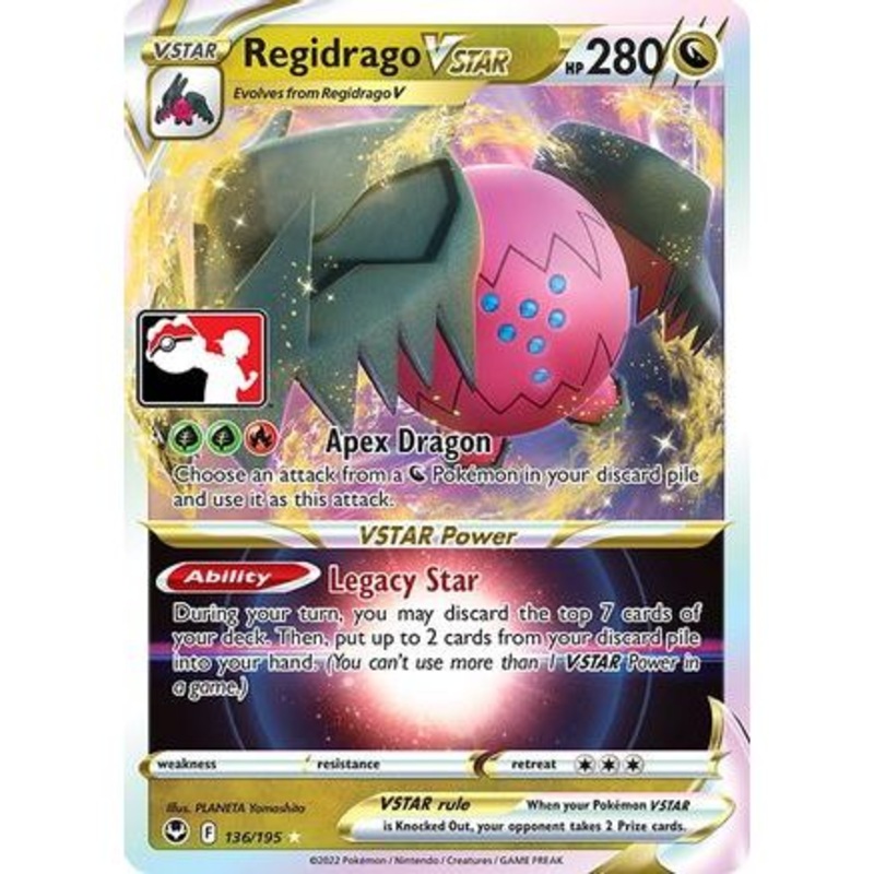 Regidrago VSTAR 136 - Prize Pack Series Cards Holofoil