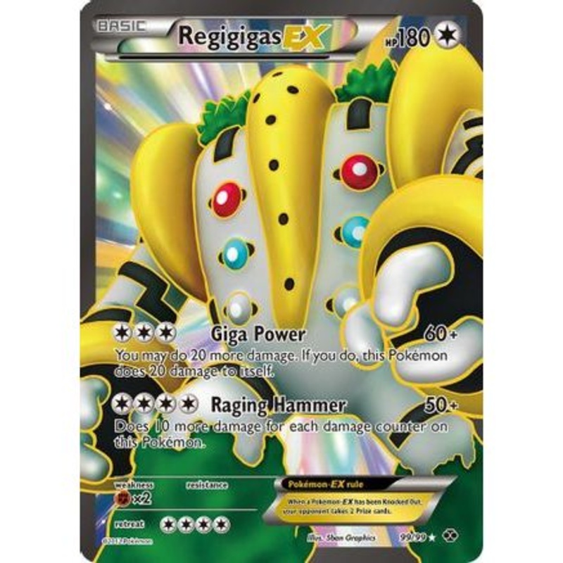 Regigigas EX (99 Full Art) 99/99 - Next Destinies Holofoil