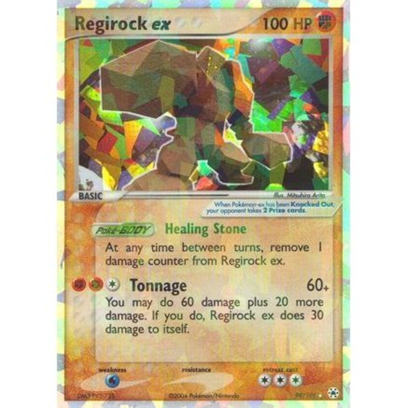Regirock ex 98/101 - Hidden Legends Holofoil