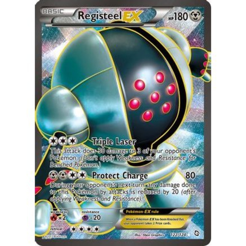 Registeel EX (122 Full Art) 122/124 - Dragons Exalted Holofoil
