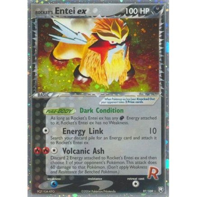 Rocket's Entei ex 97/109 - Team Rocket Returns Holofoil