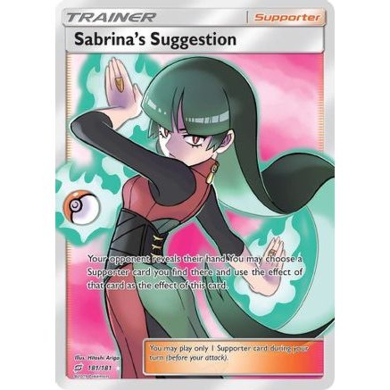 Sabrina's Suggestion (Full Art) 181/181 - SM  Team Up Holofoil