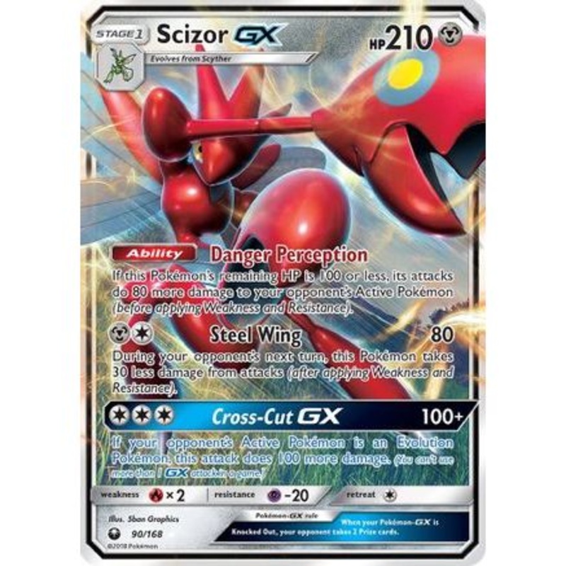 Scizor GX 90/168 - SM  Celestial Storm Holofoil