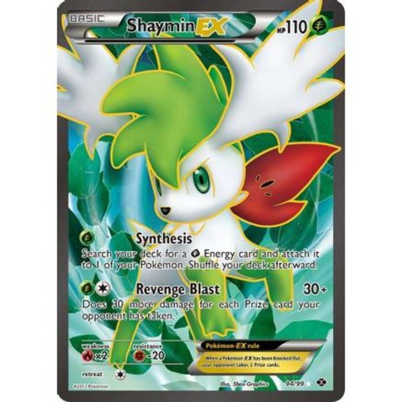 Shaymin EX (94 Full Art) 94/99 - Next Destinies Holofoil