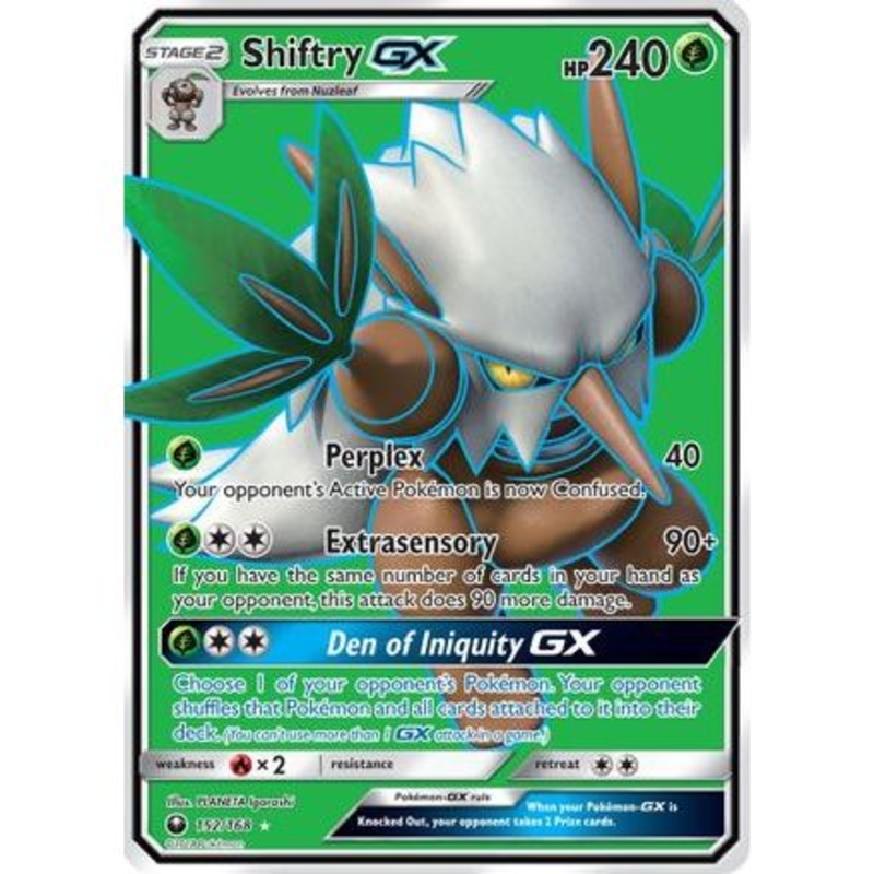 Shiftry GX (Full Art) 152/168 - SM  Celestial Storm Holofoil