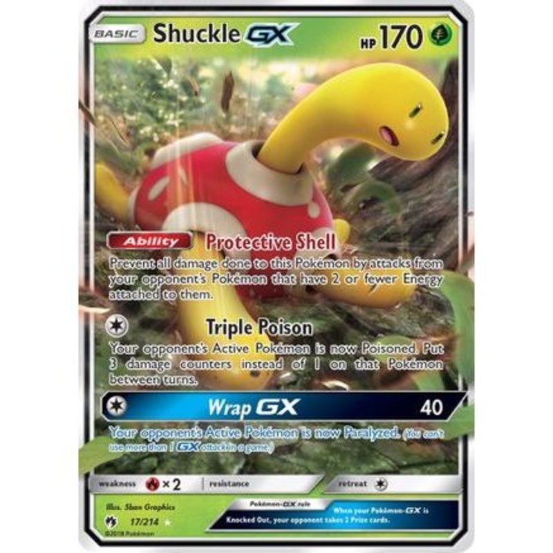 Shuckle GX 17/214 - SM  Lost Thunder Holofoil
