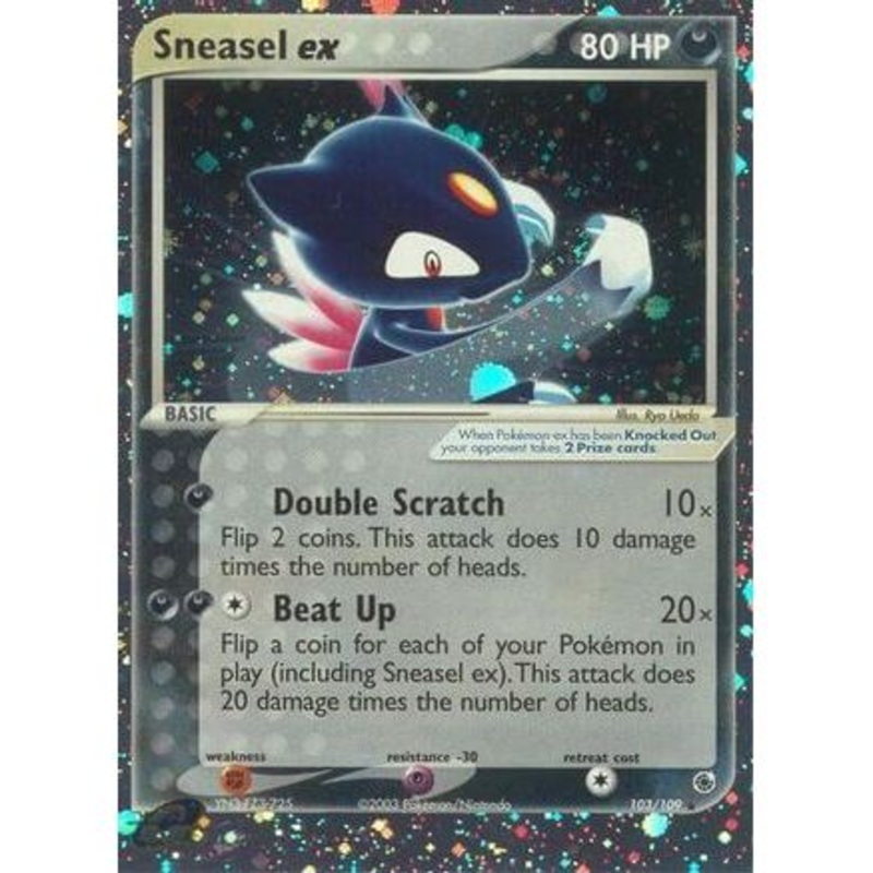 Sneasel ex 103/109 - Ruby and Sapphire Holofoil