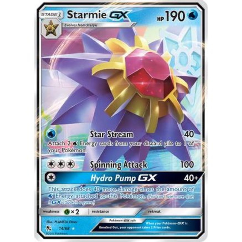 Starmie GX 14/68 - Hidden Fates Holofoil
