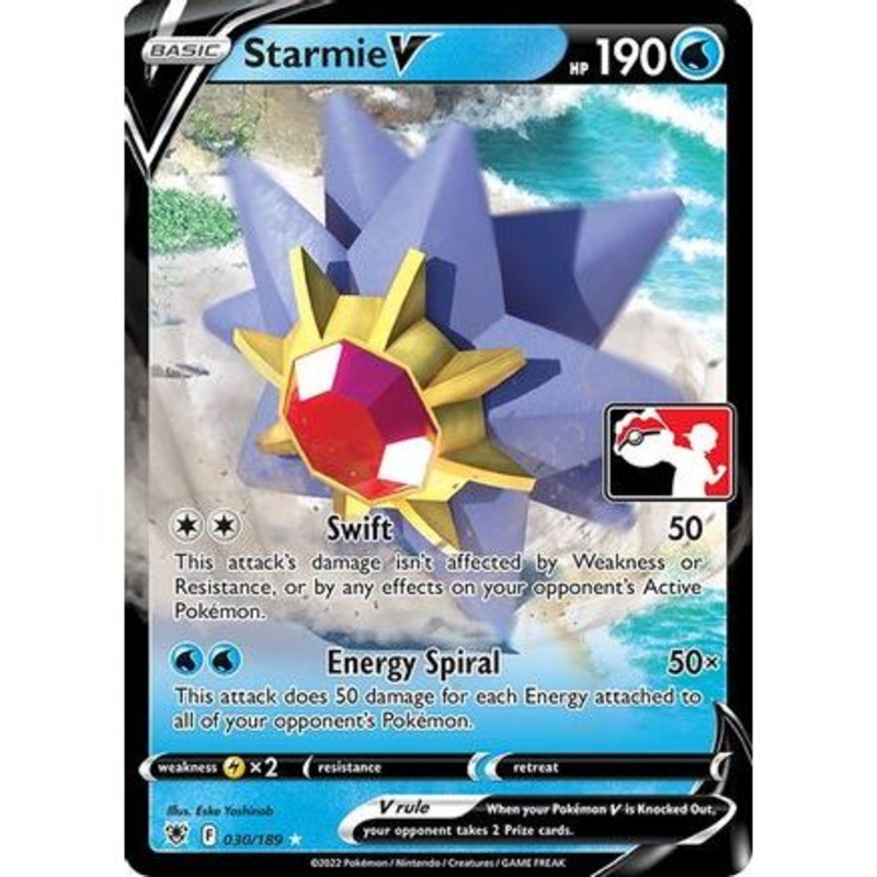 Starmie V 30 - Prize Pack Series Cards Holofoil